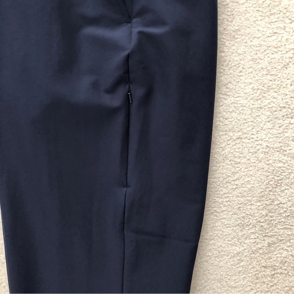 Men's Casual Pants In Navy Blue - Picture 4 of 9